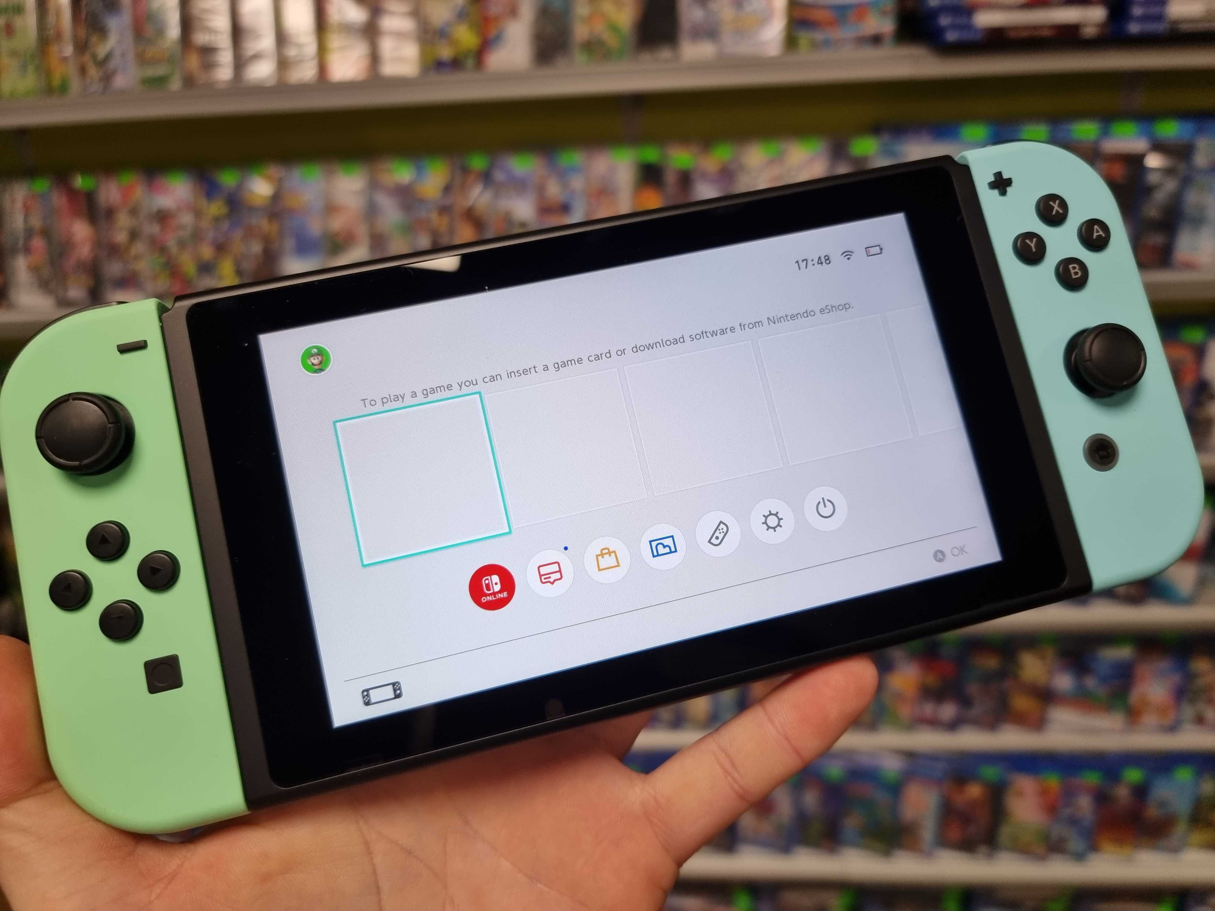 Limitowana Konsola Nintendo Switch Animal Crossing Ed. + karta 200GB