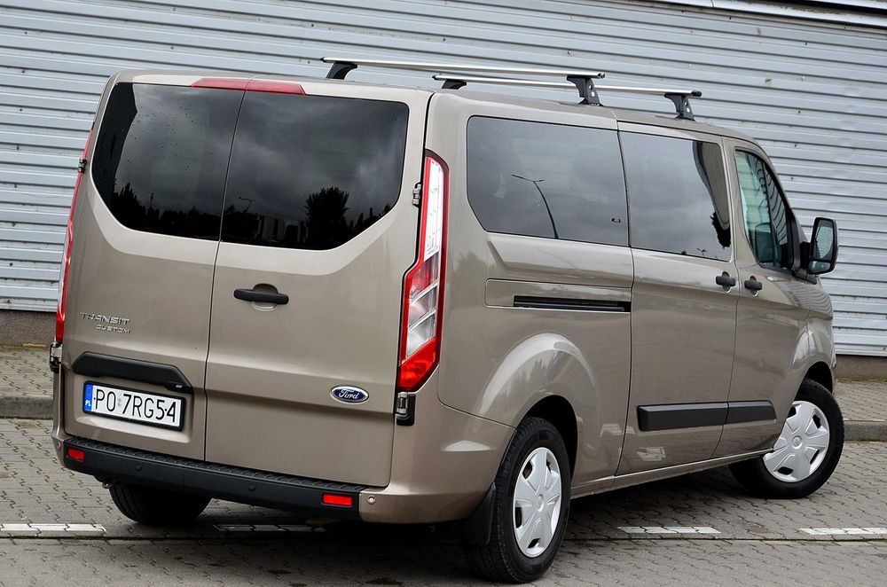 Ford Transit Custom* 2019r.* Automat* 9-cio osobowy*Salon Polska* LONG