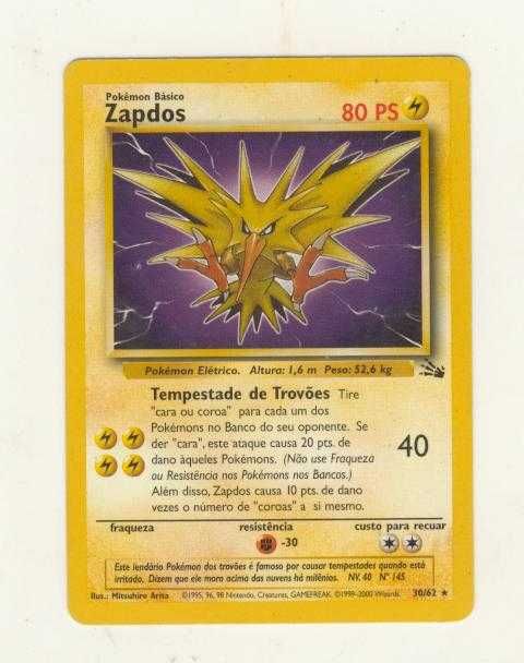 Pokémon, várias cartas diferentes