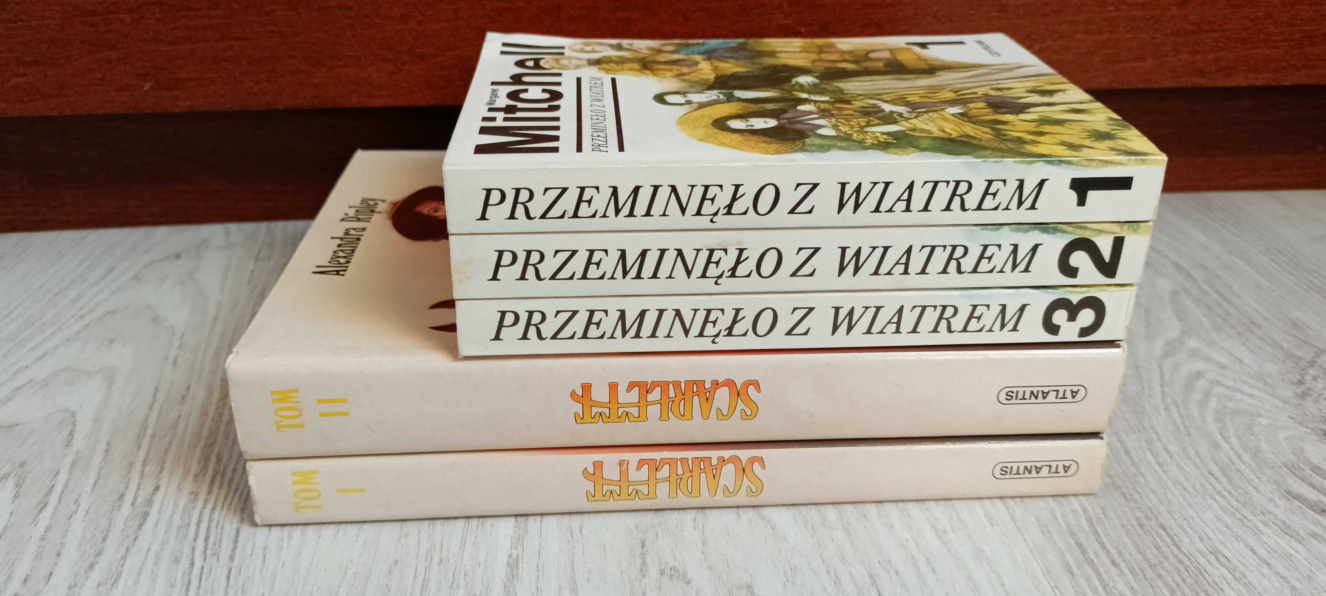 Margaret Mitchell Przeminęło z wiatrem 1-3 + Alexandra Ripley Scarlett