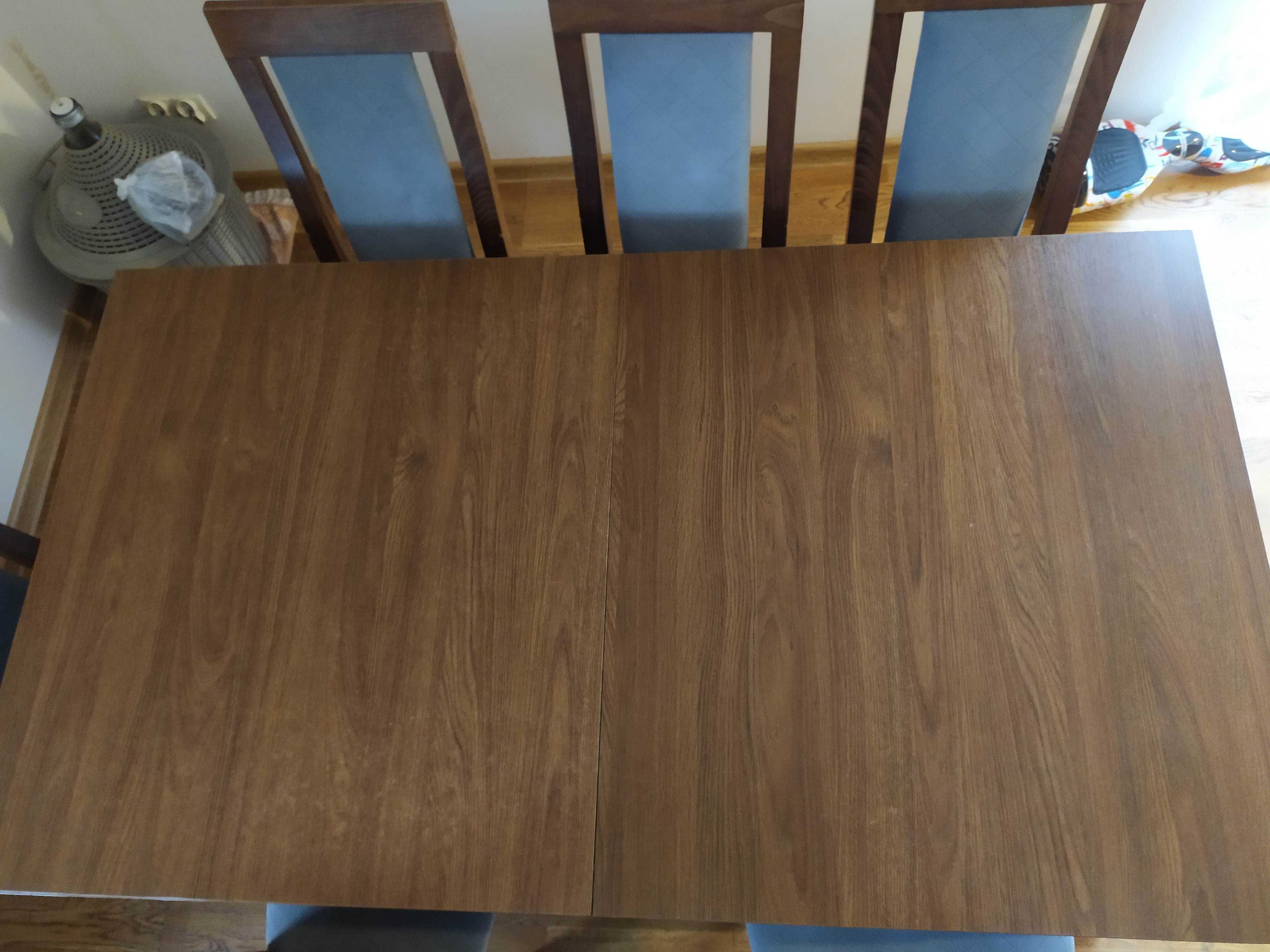 Stół drewniany rozkładany 90x160-240 cm. Dąb rustykalny.