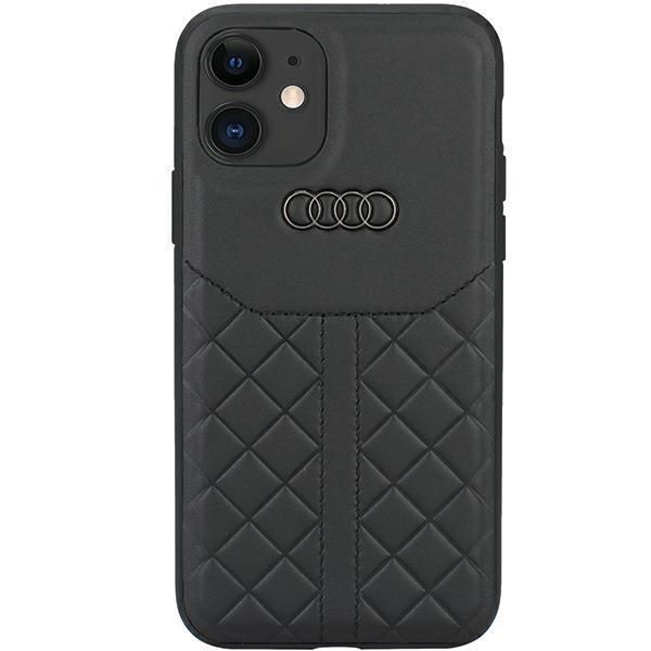 Etui Audi Genuine Leather Na iPhone 11 / XR - Czarny