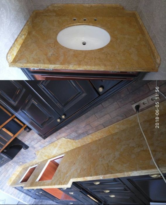 Столешница кухонная Стол из камня гранит мрамор кварц лабрадорит