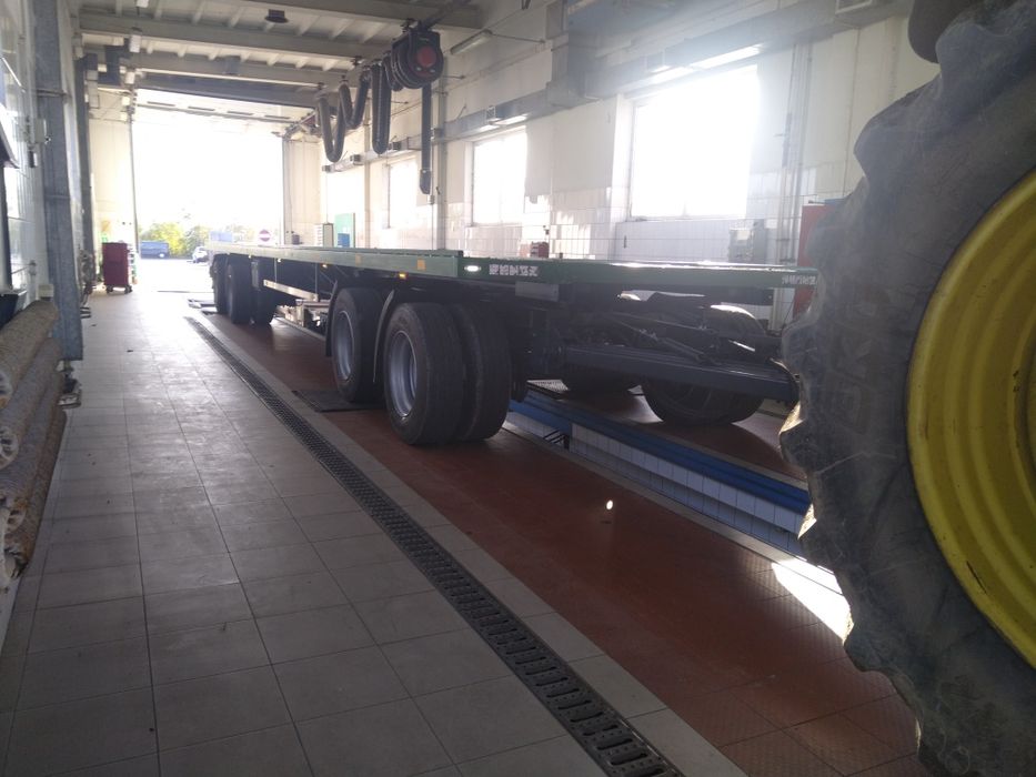 Przyczepa 4 osiowa platforma do bel 3 osiowa