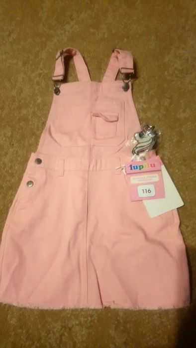 Ogrodniczka jeansowa Nowa r. 116