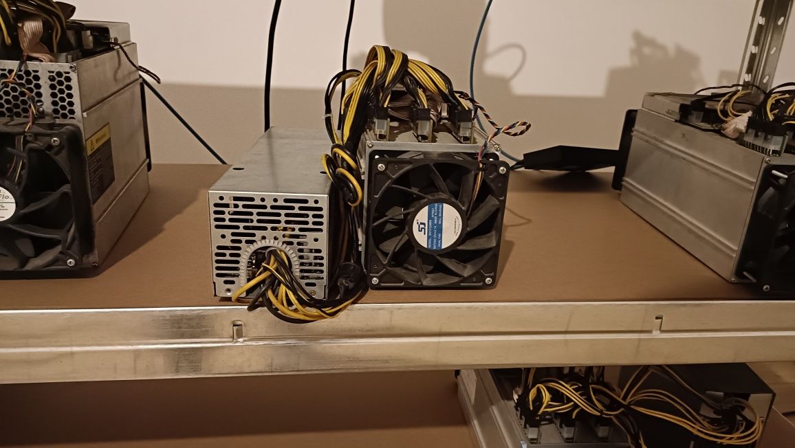 6xAntminer S9 13.5-14.5TH + T9