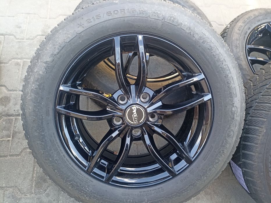 Koła aluminiowe zimowe 215/60/16 5x112 vw skoda audi seat