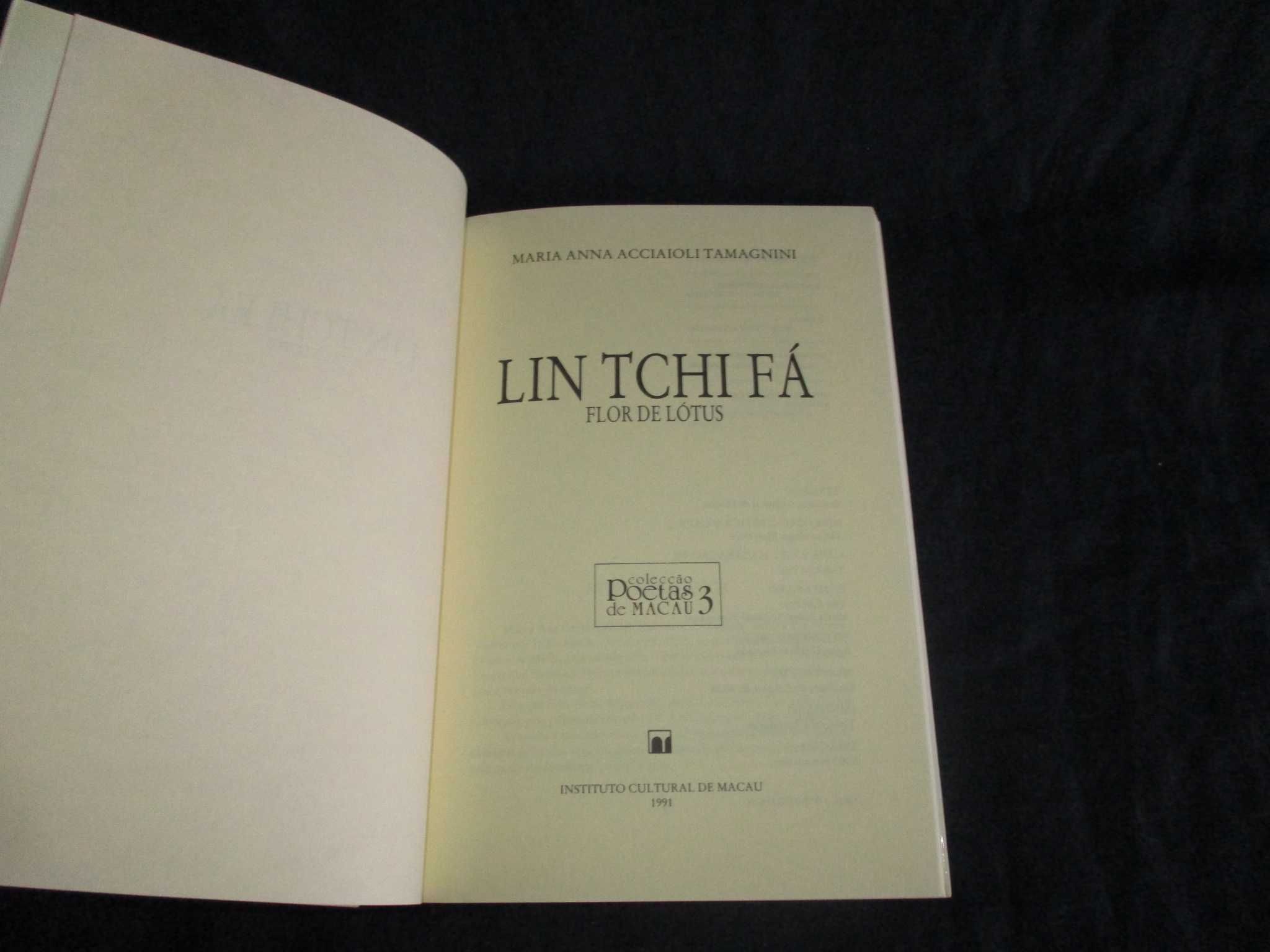 Livro Lin Tchi Fá Flor de Lótus Anna Tamagnini