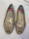 French Sole - świetne markowe baleriny zwierzęcy print r. 36,5