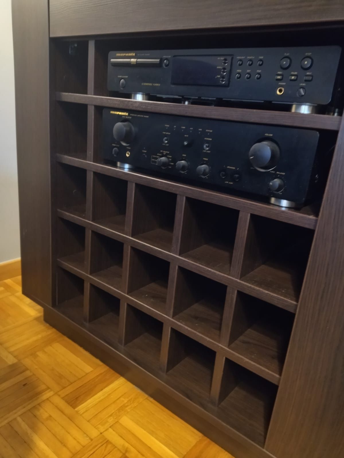 Barek Piękny Stylowy Funkcjonalny Pojemny Wenge 90x52x107 NIŻSZA CENA