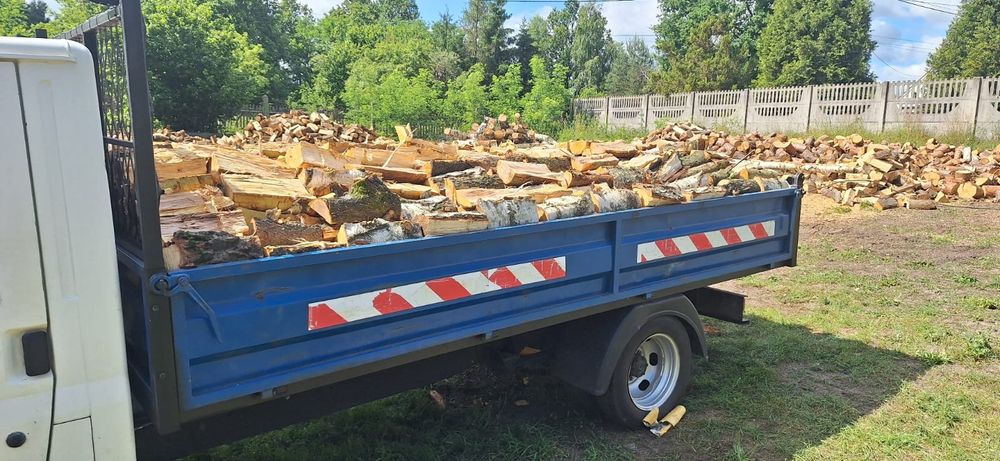 Sprzedam drewno opałowe brzoza sosna akacja czeremcha dąb