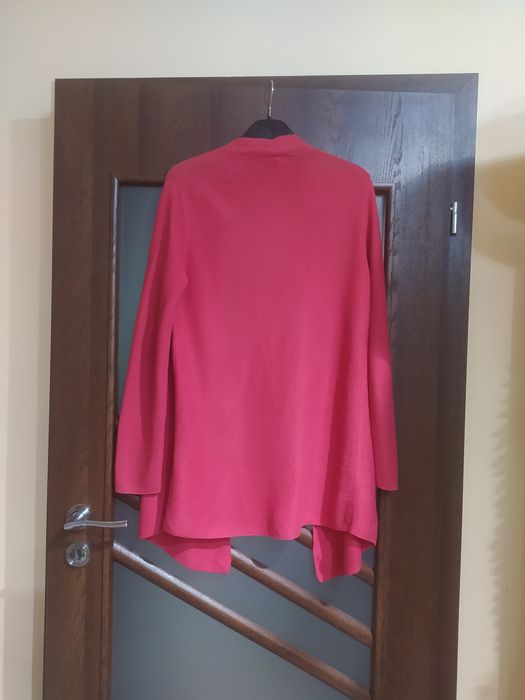 Sweter kardigan 38 M luźny oversize Christian Berg bawełniany długi