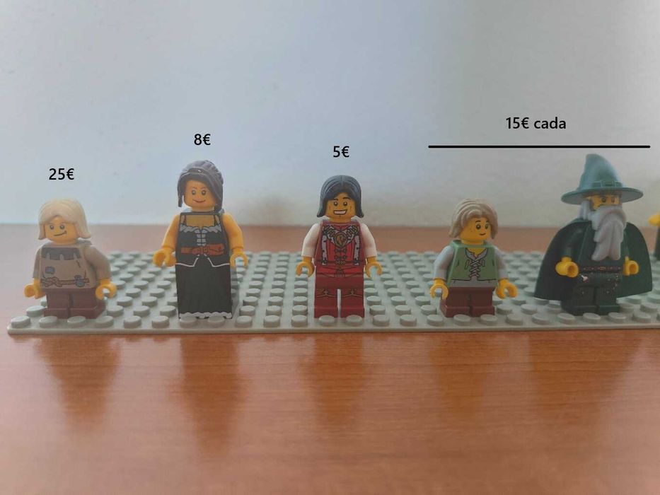 Lote Minifiguras Lego Pirates e Castle