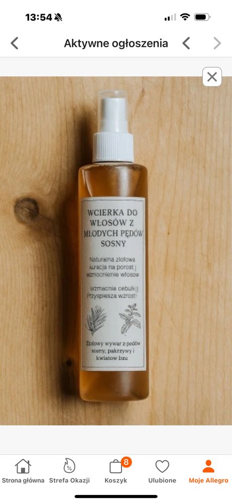 Wcierka do włosów