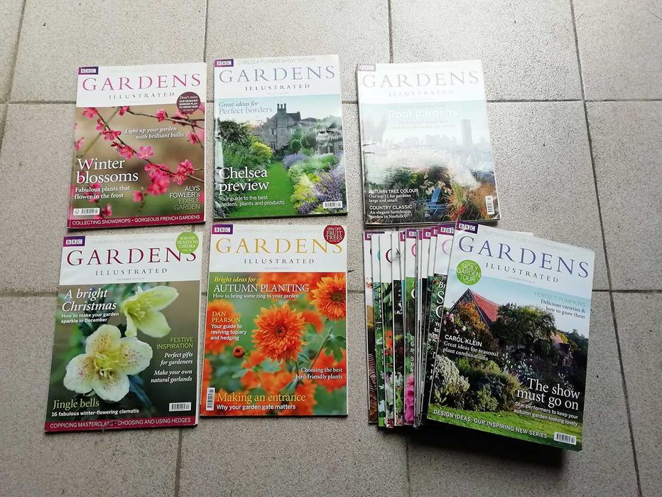 18 Revistas Inglesas de Jardim