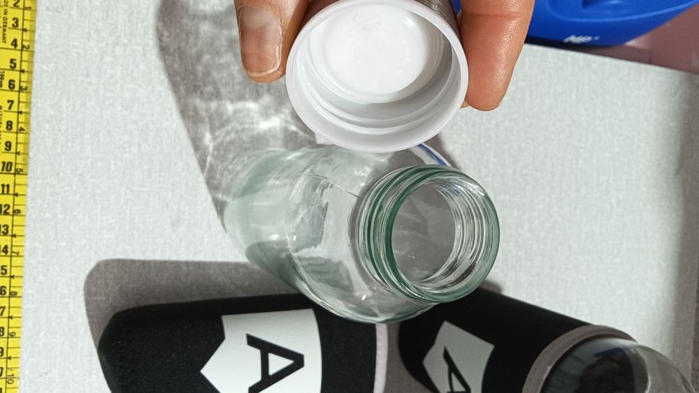 3 garrafas de vidro 400ml