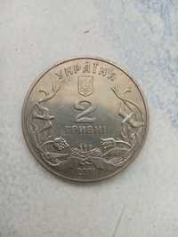 Монета 2 гривні 2001 року