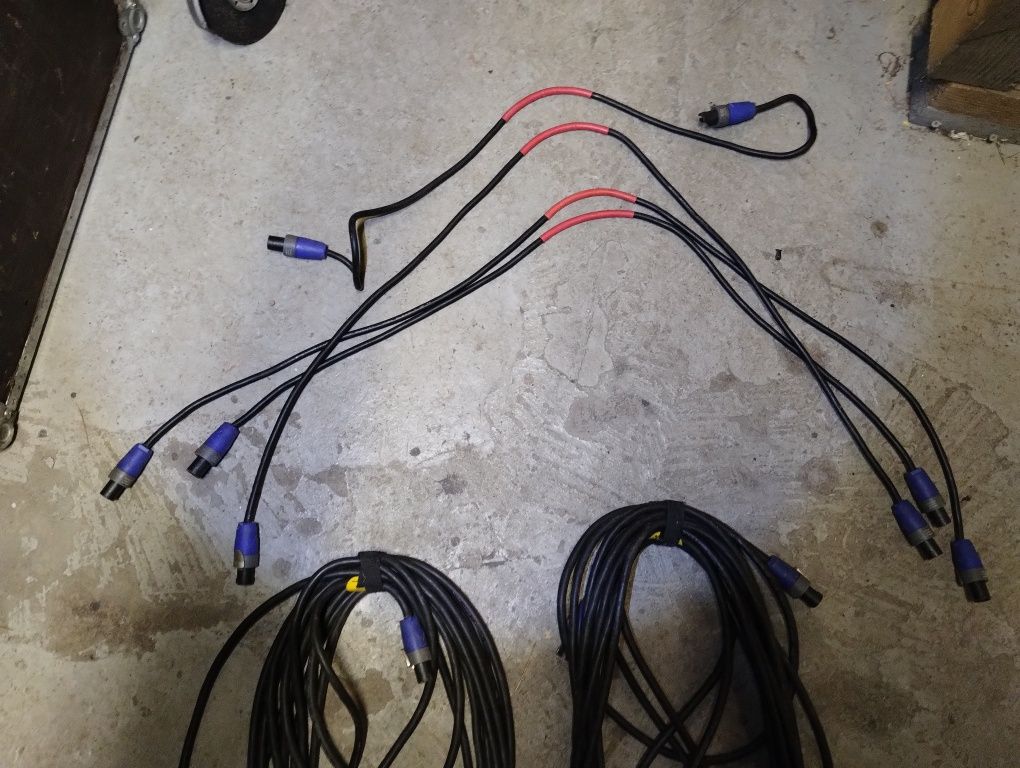 Przewody kable głośnikowe neutrik 4mm
