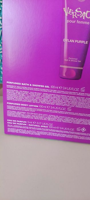 Versace perfumy Dylan Purple duży zestaw upominkowy dla kobiet