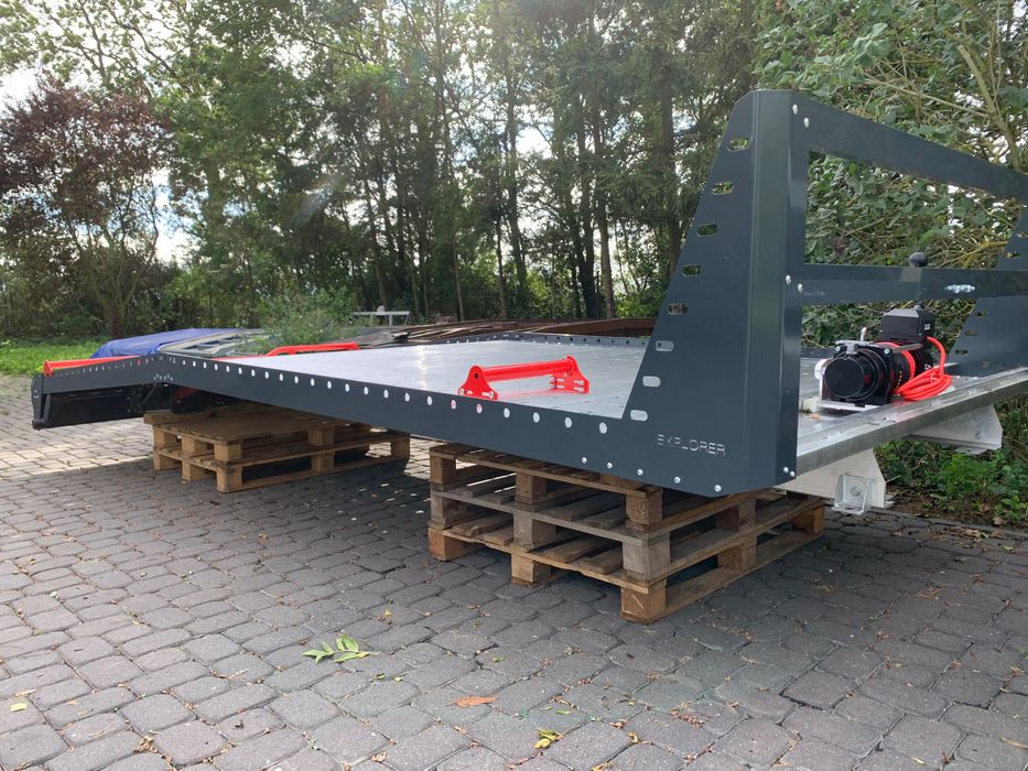 Najazd aluminium zabudowa lawet autolaweta Fiat Mercedes Iveco Renault