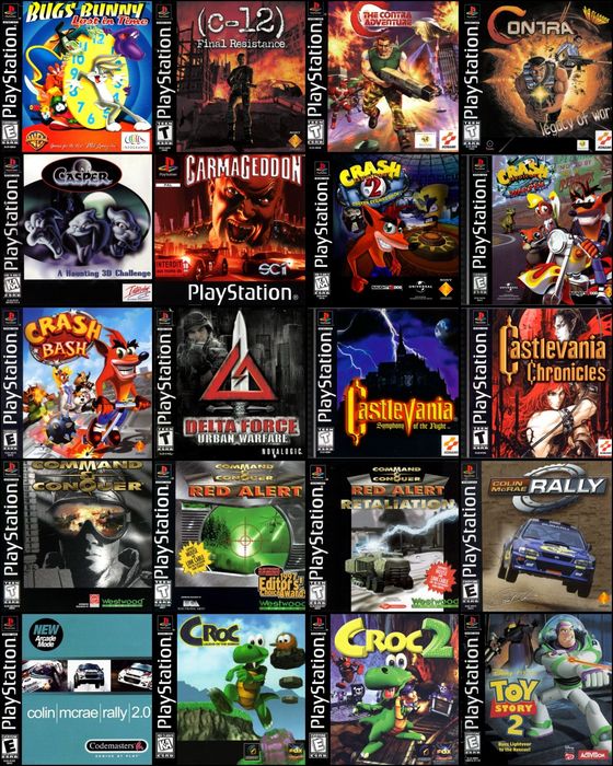 Нові Диски для PlayStation 1/PS1/PSone/ps1/пс1 - ТОПові  ігри.