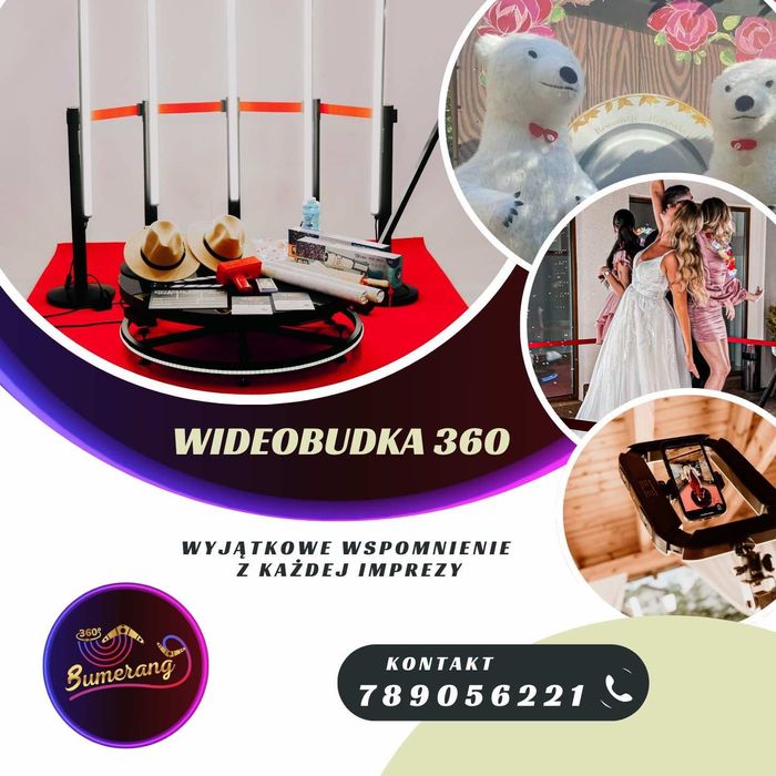 Fotobudka 360, Videobudka 360, Bialy Miś, Panda