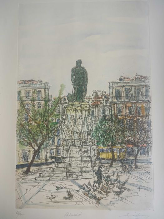 José Pádua - Serigrafia Original Numerada " Camões "