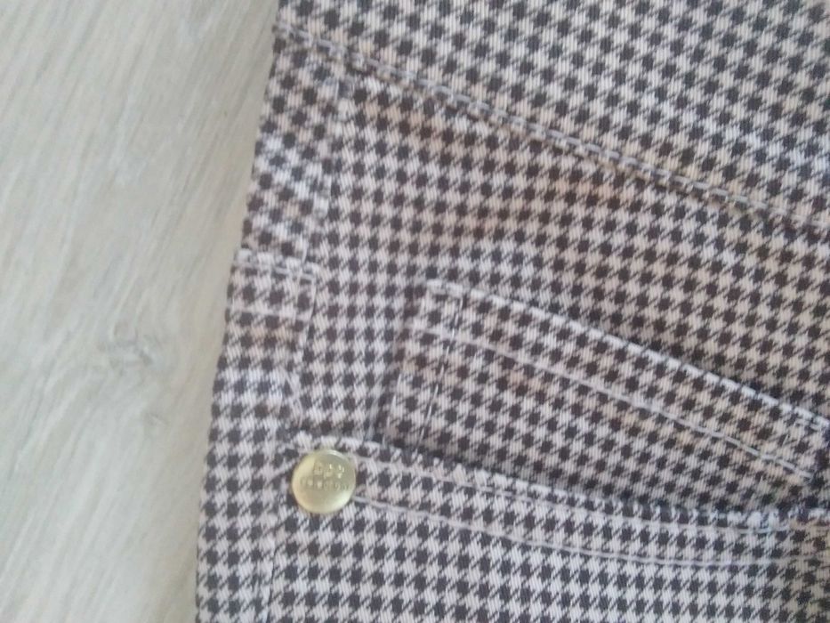 Spodnie w kratkę damskie NOWE