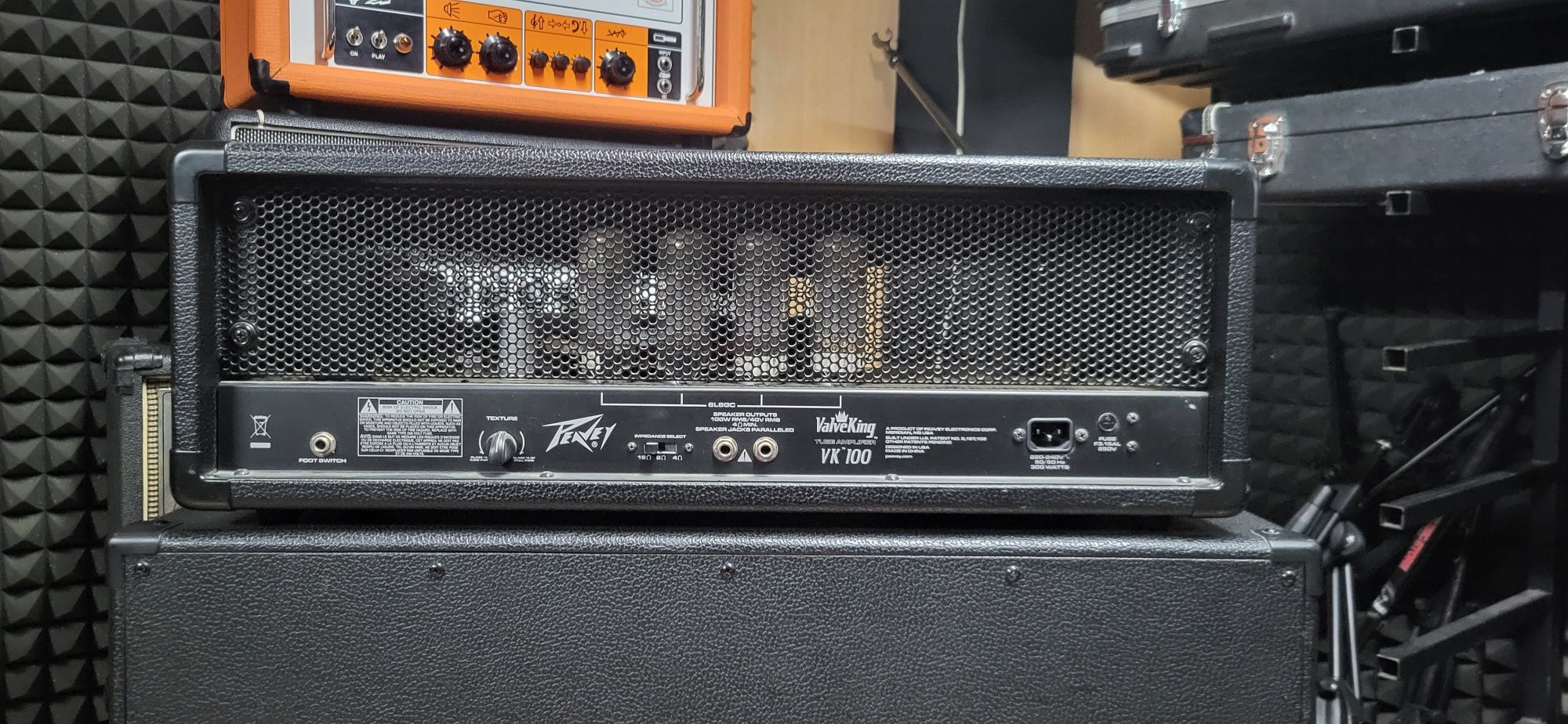 Peavey ValveKing 100W + coluna 4x12