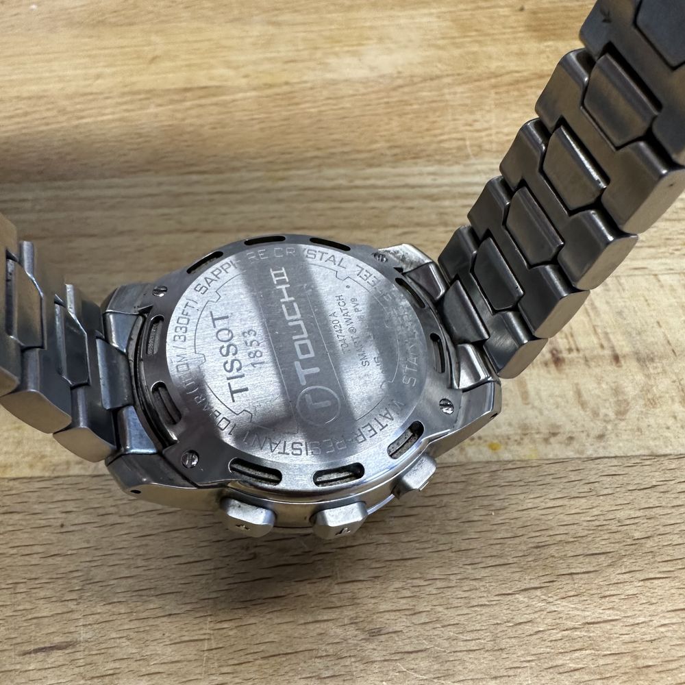 Zegarek Tissot T-Touch II 43 mm alarm chronograf