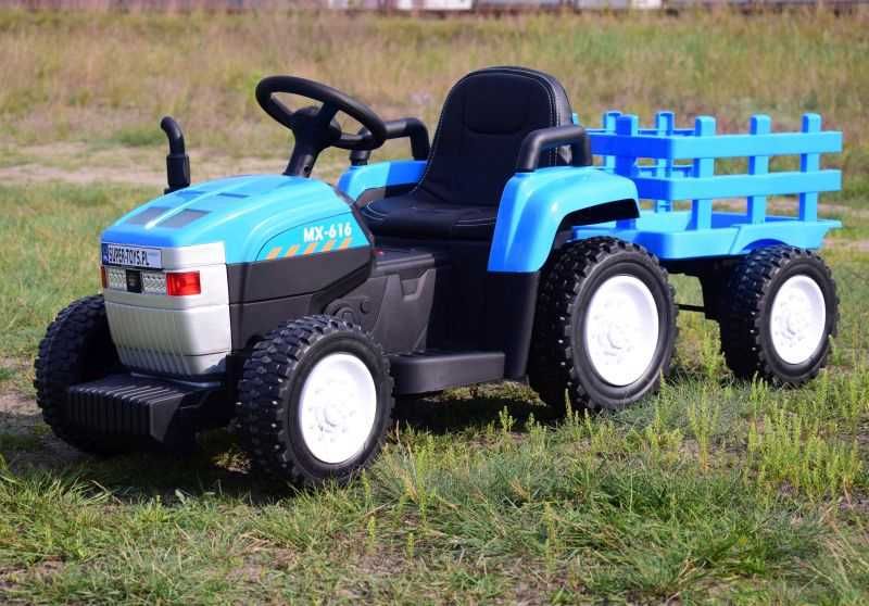 Autko DUŻY TRAKTOR NA AKUMULATOR dzieci zabawka jeździk pojazd pilot