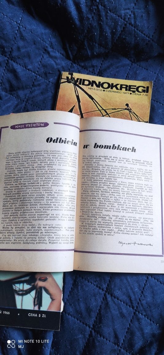 Czasopismo "widnokręgi" lata 60-te