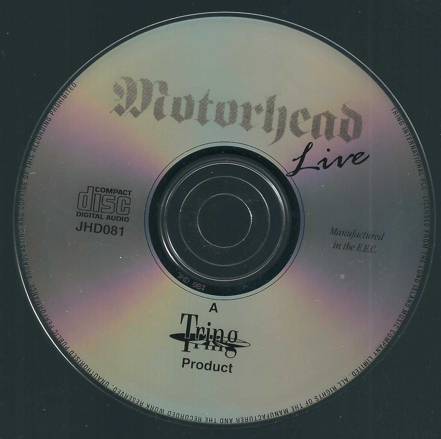 CD Motorhead - Live Blitzkreig On Birmingham '77 (1993)