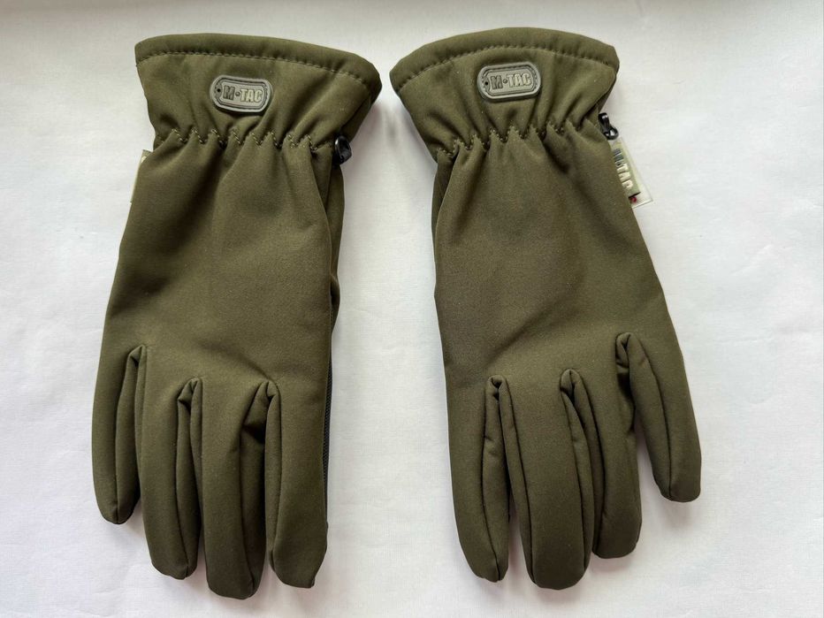 Зимові пертчатки M-tac Soft Shell Thinsulate Olive