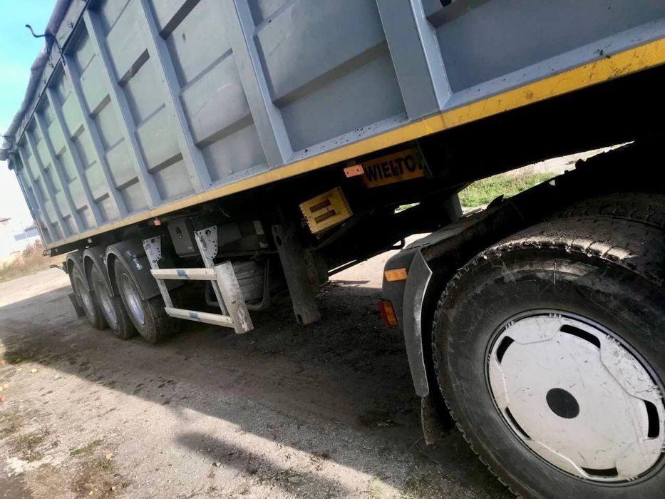 Комплект з роботоюWielton самоскид 38 кубів фура тягач прицеп самосвал