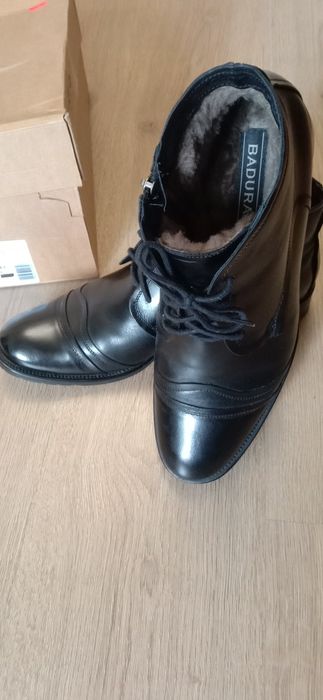 Чол. шкір.черевики BADURA 43р.