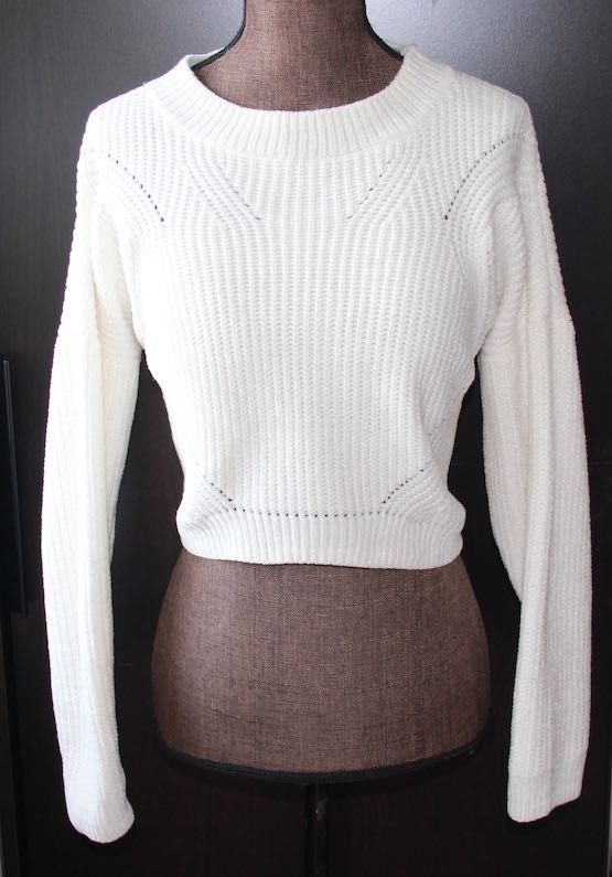 h&m sweter biały bezowe ecru s xs m 34 36 38 kardigan misiu