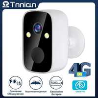 4G IP-камера наблюдения Tnnian T4, 5Мп. c аккумулятором 5000 мАч