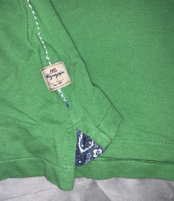Sprzedam zieloną koszulkę polo Napapijri, roz. S / 36