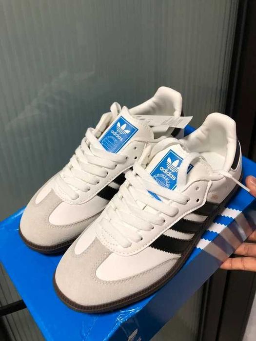 Buty Trampk Adidas_Samba_Vegan_White_Gum R.39