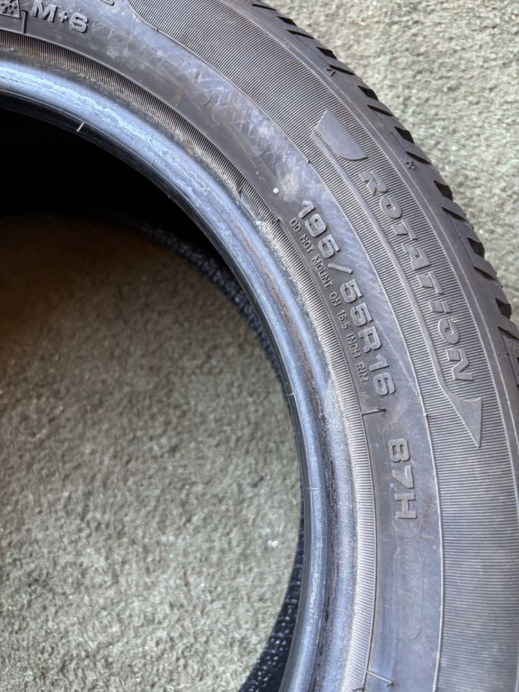 4x 195/55R16 87H FULDA KRISTALL CONTROL HP2 opona zimowa M+S 3PMSF