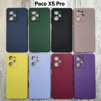 Чехол Silicone Case на Xiaomi Poco X5 Pro. Микрофибра