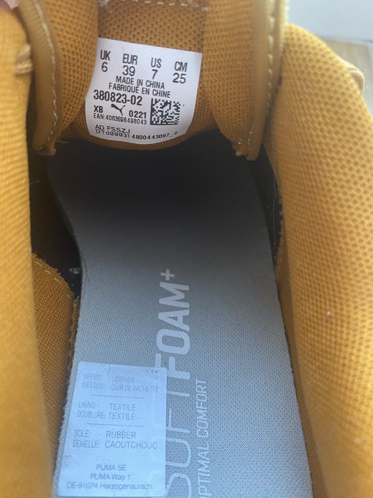 Кеды Puma замша 38 р