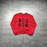 MĘSKA Luxury PREMIUM Bluza Bawełna McQ Alexander McQueen Czerwona Logo
