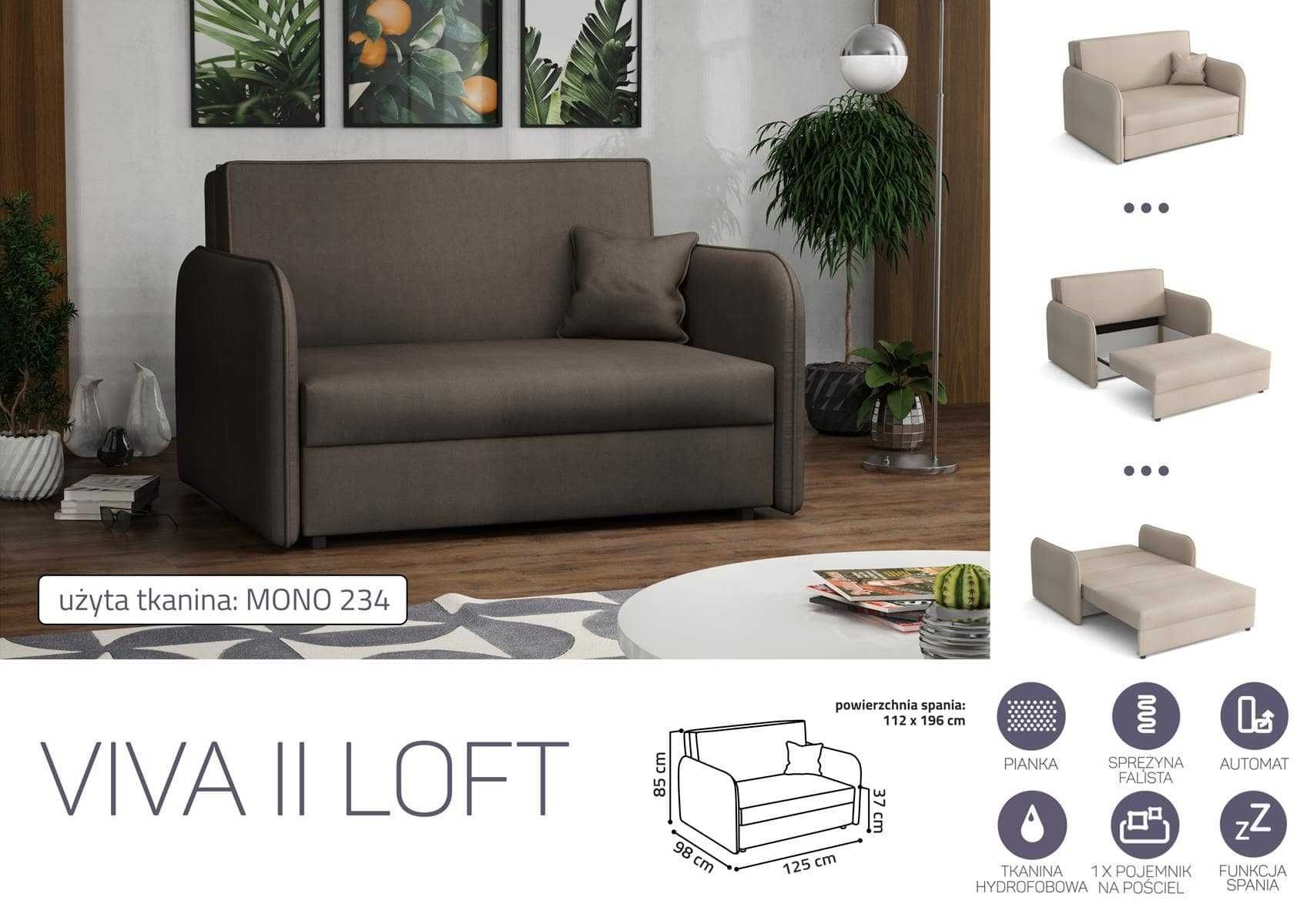 Viva 2 loft Darmowa dostawa Sofa/Kanapa