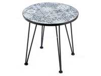 Стол столик журнальный керамический металлический 45*46см Германия