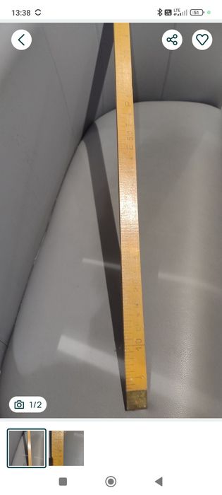 Metr,przymiar krawiecki drewniany