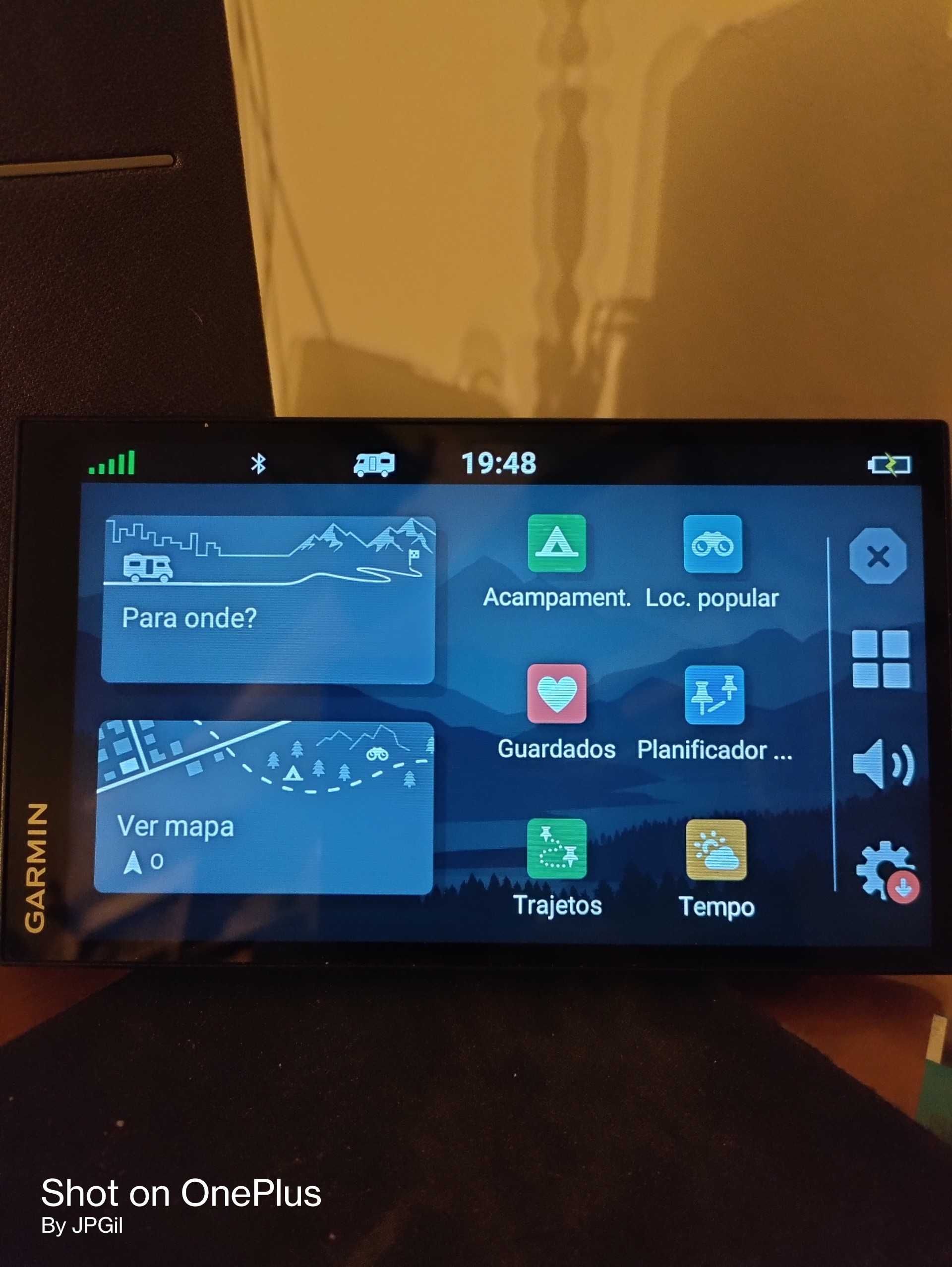 GPS  e Câmara Traseira