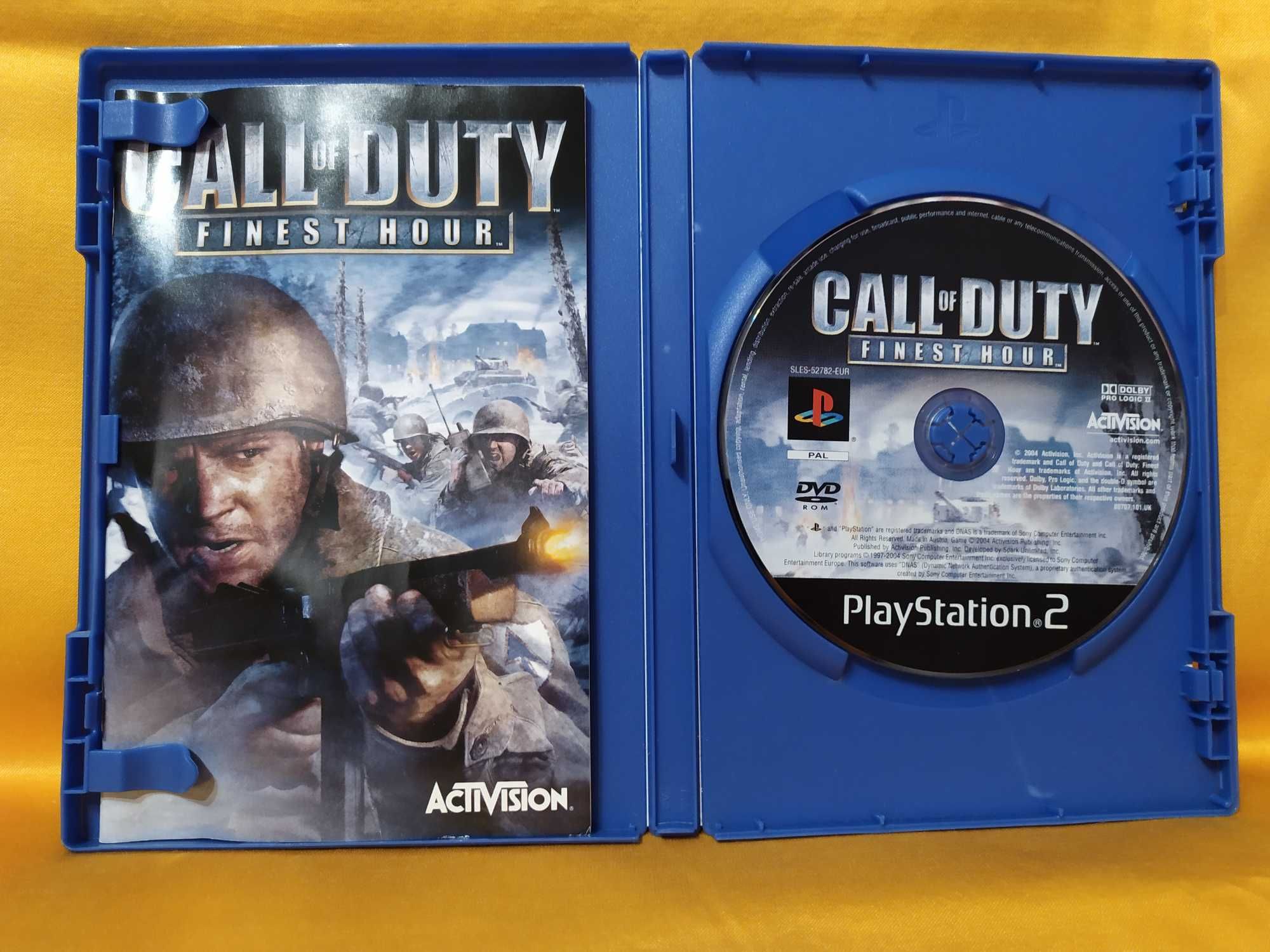 Gra Call of Duty Finest Hour CoD FH [3PK Edition] PS2 PlayStation 2