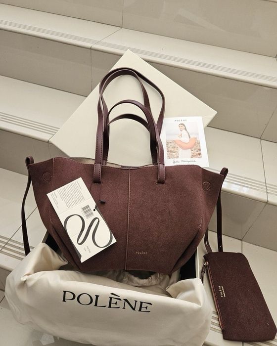 Велика Замшева сумка  з гаманцем